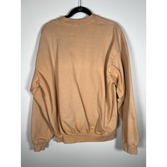 RICH MOM Malibu 90265 California orange embroidered beach sweatshirt XL - Picture 3 of 8